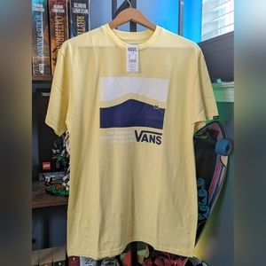 Vans T-shirt, Yellow, Medium